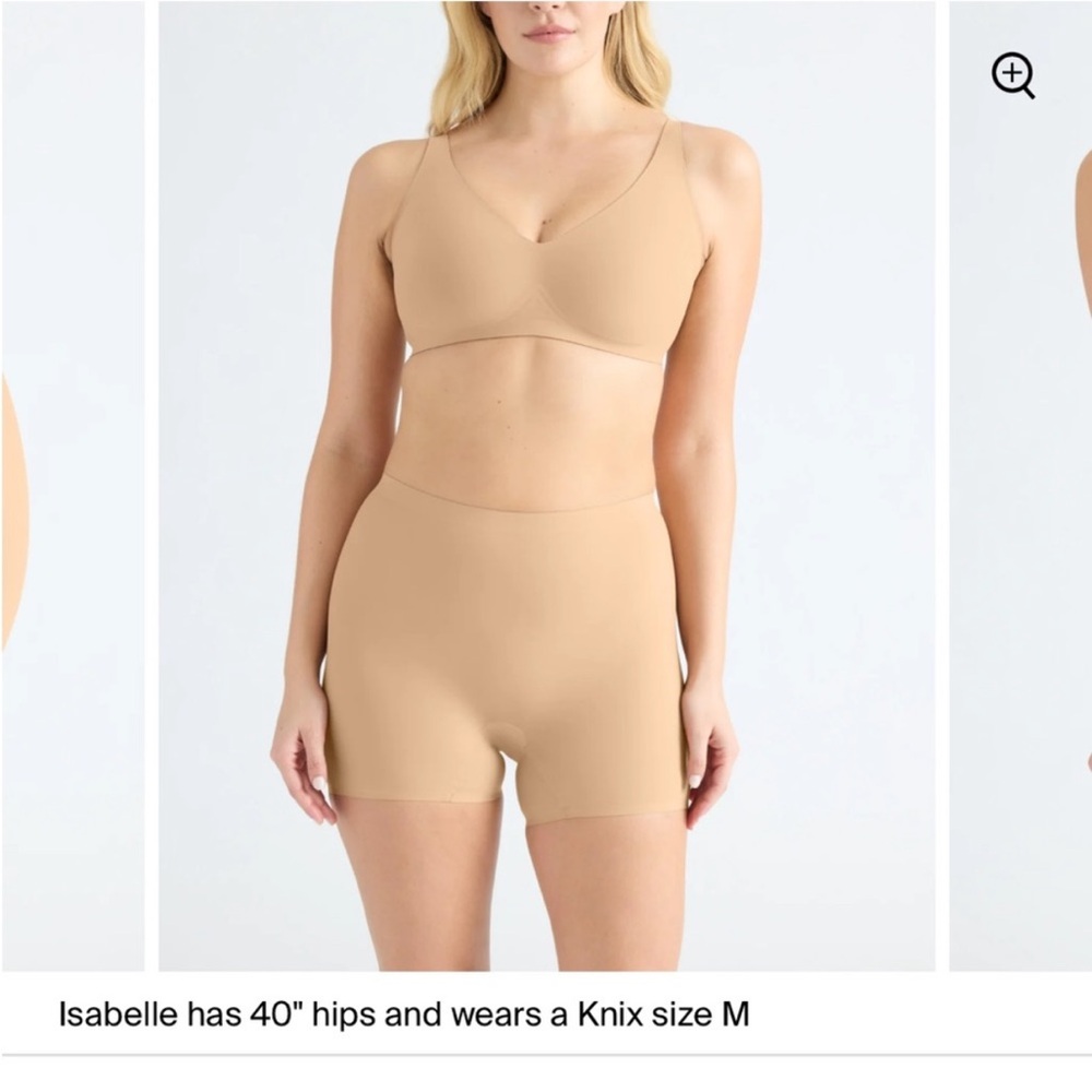 KNIX | tan shortie thigh saver